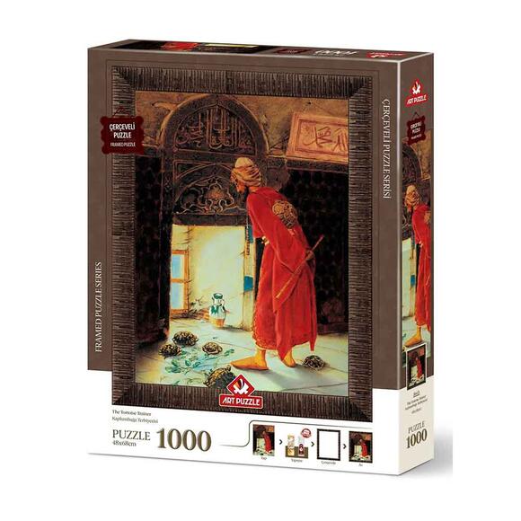 Art Puzzle 1000 Parça Çerçeveli Puzzle Kaplumbağa Terbiyecisi 5663 68X48 Cm