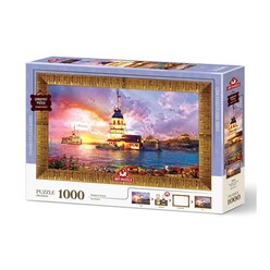 Art Puzzle 1000 Parça Çerçeveli Puzzle Kız Kulesi 5665 68X48 Cm - Thumbnail