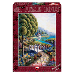 Art Puzzle 1000 Parça Çiçek Koyu 4357 - Thumbnail