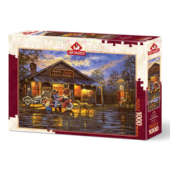 Art Puzzle - Art Puzzle 1000 Parça Motosikletçi 5190