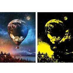 Art Puzzle 1000 Parça Neon Puzzle Ay’a Yolculuk 5013 - Thumbnail