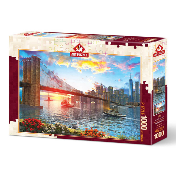 Art Puzzle 1000 Parça New York’Ta Günbatımı 5185