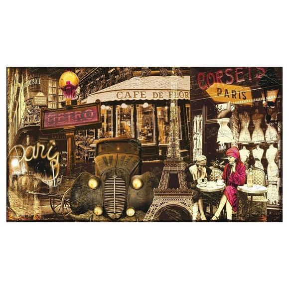Art Puzzle 1000 Parça Özel Panorama Puzzle Paris Esintileri 4470