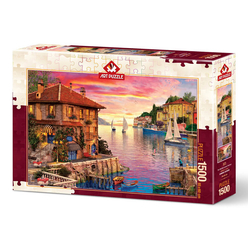 Art Puzzle - Art Puzzle 1500 Parça Akdeniz Limanı 5374