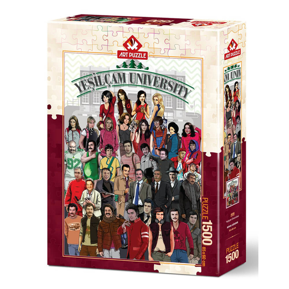 Art Puzzle 1500 Parça Yeşilçam Üniversitesi 4588