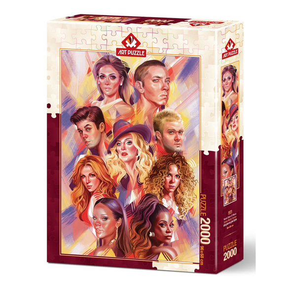 Art Puzzle 2000 Parça Dünya Müzik Starları 5474