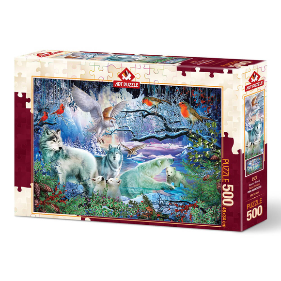 Art Puzzle 500 Parça Buzul Ormanı 5073