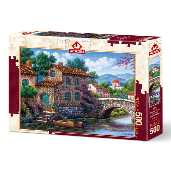 Art Puzzle 500 Parça Çiçekli Kanal 5070