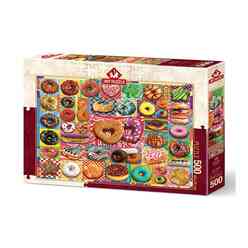 Art Puzzle 500 Parça Donutlar 5108 - Thumbnail