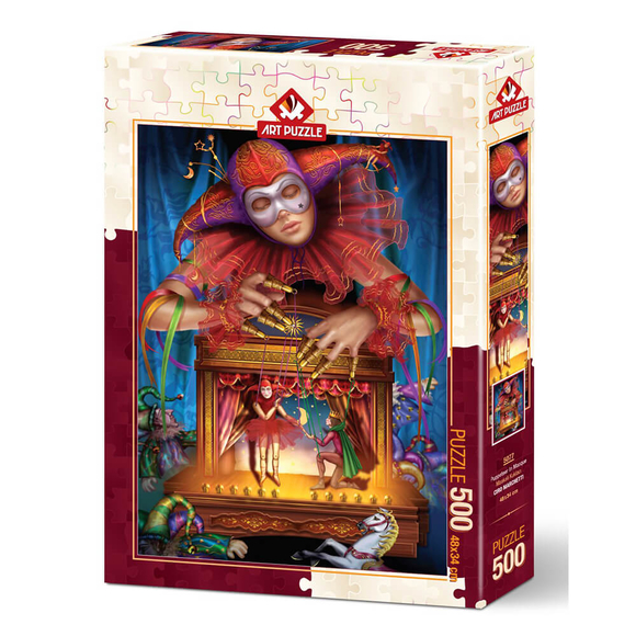 Art Puzzle 500 Parça Maskeli Kuklacı 5077