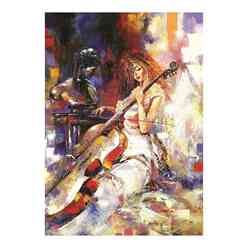 Art Puzzle 500 Parça Puzzle Cellist 5088 - Thumbnail