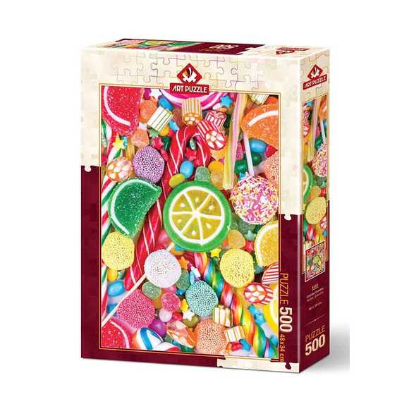 Art Puzzle 500 Parça Renkli Şekerler 5101
