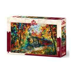 Art Puzzle 500 Parça Sonbahar Treni 5096 - Thumbnail