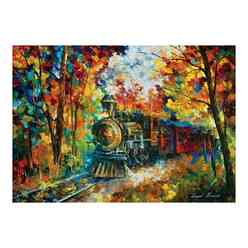 Art Puzzle 500 Parça Sonbahar Treni 5096 - Thumbnail