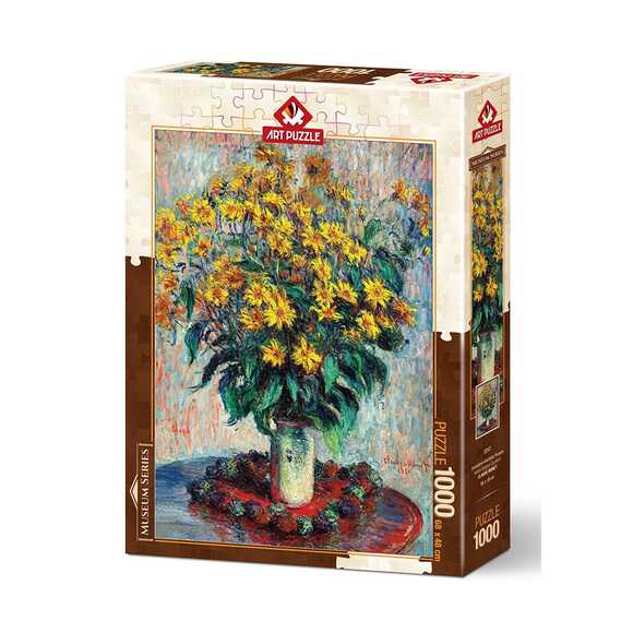 Art Puzzle 5247 Kudüs Enginar Çiçekleri, Claude Monet 1000 Parça 68 X 48 Cm