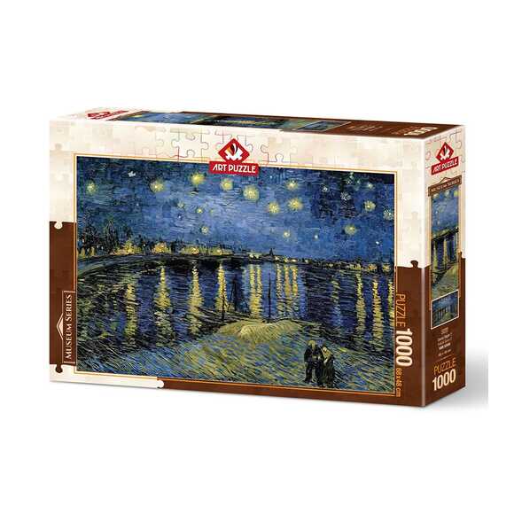 Art Puzzle 5249 Yıldızlı Gece 2, Vincent Van Gogh 1000 Parça 68 X 48 Cm