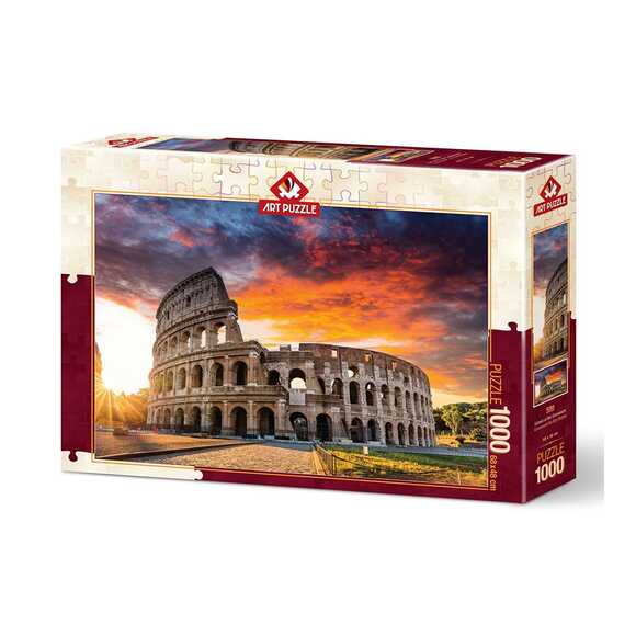 Art Puzzle 5265 Colosseum’Da Gün Batımı 1000 Parça 68 X 48 Cm