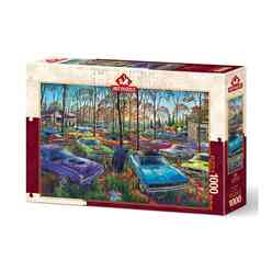 Art Puzzle - Art Puzzle 5269 Araba Mezarlığı 1000 Parça 68 X 48 Cm