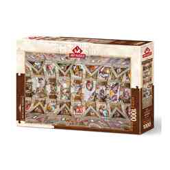 Art Puzzle 5277 Sistine Chapel 1000 Parça 68 X 48 Cm - Thumbnail