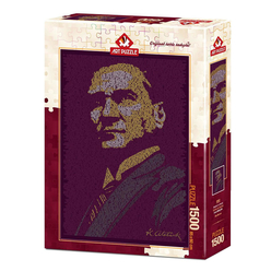 Art Puzzle Atatürk ve Nutuk 1500 Parça Puzzle 4552 - Thumbnail