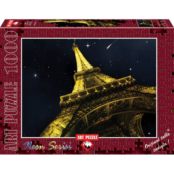 Art Puzzle Bir Dilek Tut Eiffel Paris 1000 Parça Puzzle 4323