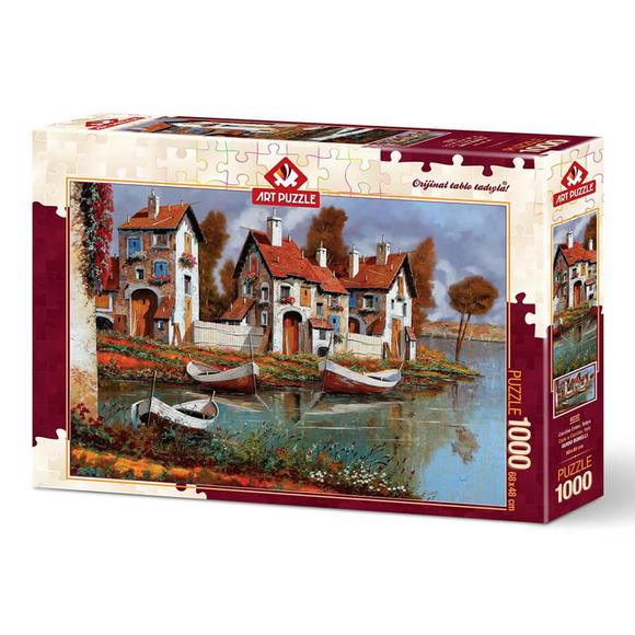 Art Puzzle Cerchio Evleri, İtalya 1000 Parça Puzzle 4232