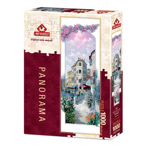 Art Puzzle Çiçekler İçinde Venedik 1000 Parça Panorama Puzzle 4484