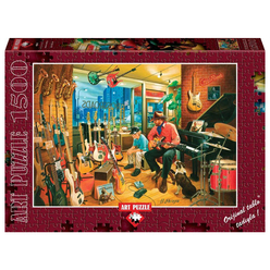 Art Puzzle - Art Puzzle Cross Roads Music Shop 1500 Parça Puzzle 4643