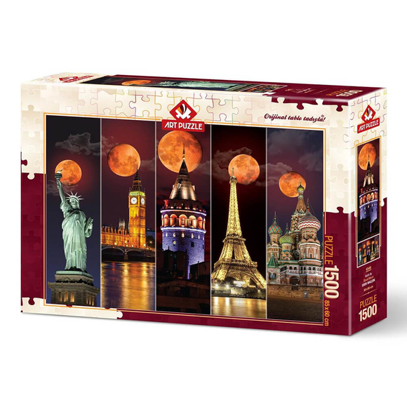 Art Puzzle Kanlı Ay 1500 Parça Puzzle 4548