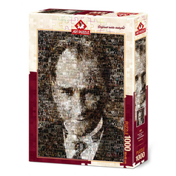 Art Puzzle Mustafa Kemal Atatürk 1000 Parça Puzzle - Thumbnail