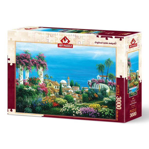 Art Puzzle Sahil Kasabası 3000 Parça Puzzle 4590