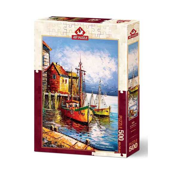 Art Puzzle Turuncu Liman 500 Parça 48 X 34 Cm 5091