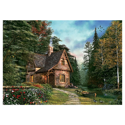 Art Puzzle - Art Puzzle Woodland Cottage 1500 Parça Puzzle 4621