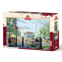 Art Puzzle Yaz Yağmuru, Paris 2000 Parça Puzzle 4574 - Thumbnail