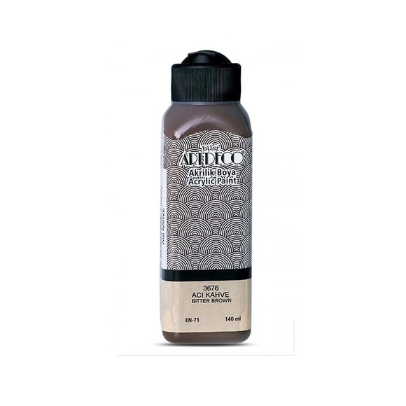 Artdeco Akrilik Boya 140ml Acı Kahve 3676