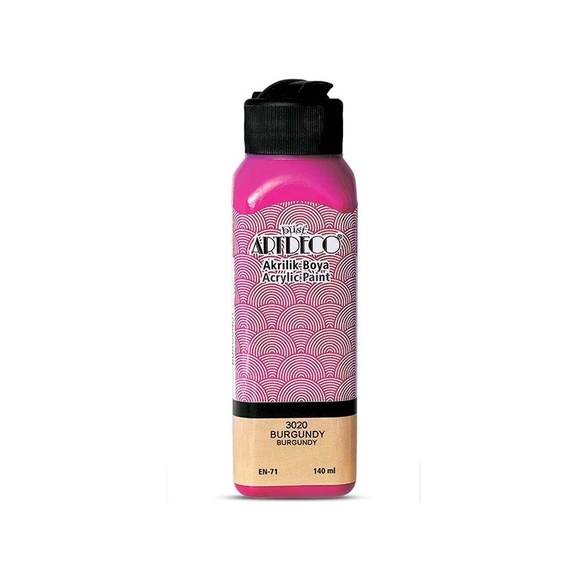 Artdeco Akrilik Boya 140ml Burgundy 3020