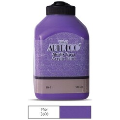 Artdeco - Artdeco Akrilik Boya 500Ml Mor 3608