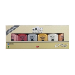 Artdeco Akrilik Boya 6X75 Ml Set Metalik Renkler 070I-AS3 - Thumbnail