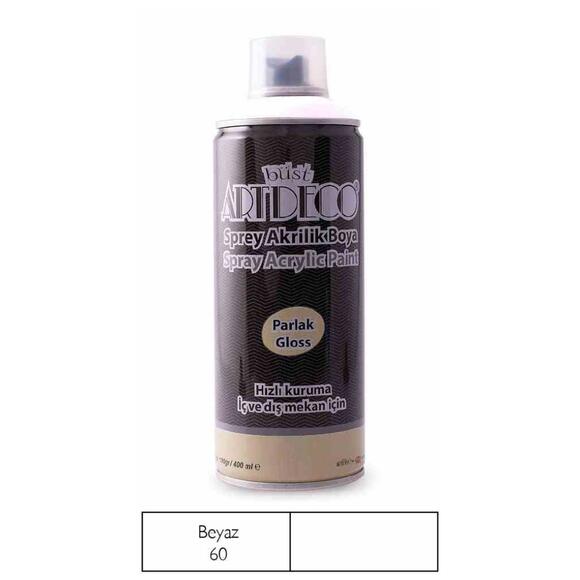 Artdeco Akrilik Sprey Boya 400Ml Beyaz 060