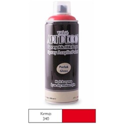 Artdeco - Artdeco Akrilik Sprey Boya 400Ml Kırmızı 340