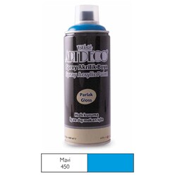 Artdeco - Artdeco Akrilik Sprey Boya 400Ml Mavi 450