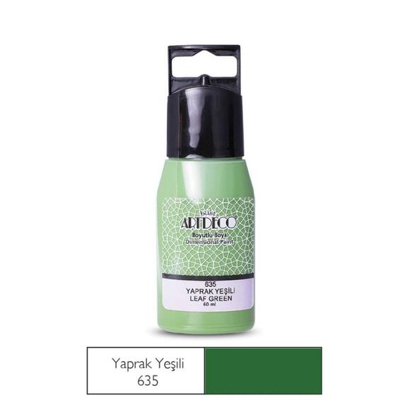 Artdeco Boyutlu Boya 60Ml Yaprak Yeşili 635
