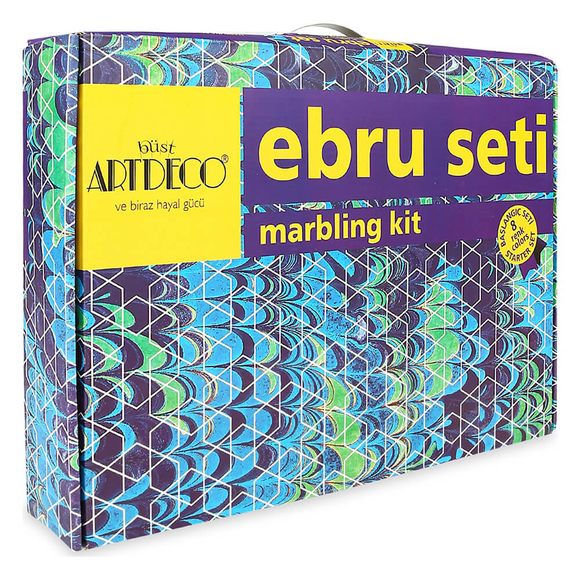 Artdeco Ebru Boyası Başlangıç Seti 8 Parça