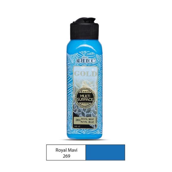 Artdeco Gold Multi-Surface Akrilik Boya 140Ml Royal Mavi 269