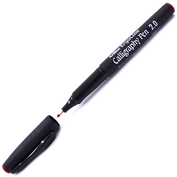 Artline Calligraphy Kalem 2.0 mm Kırmızı ERG-242