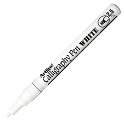 Artline Calligraphy Kalem Metalik Beyaz 2.5 mm 993XF - Thumbnail