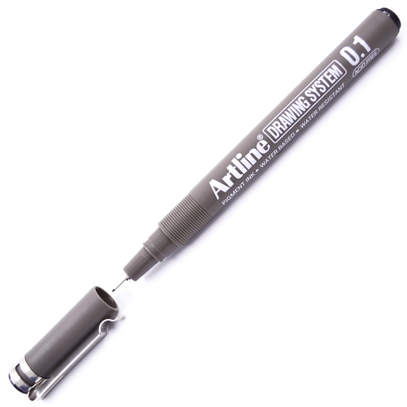 Artline Çizim Kalemi 0.1 mm Siyah EK-231