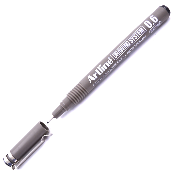 Artline Çizim Kalemi 0.6 mm Siyah EK-236
