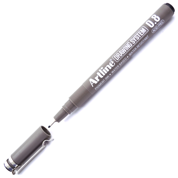 Artline Çizim Kalemi 0.8 mm Siyah EK-238