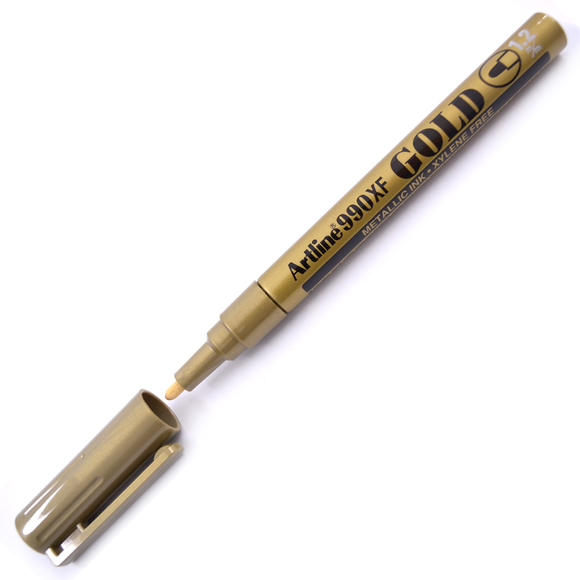 Artline Yaldızlı Marker Kalem Gold EK-990XF